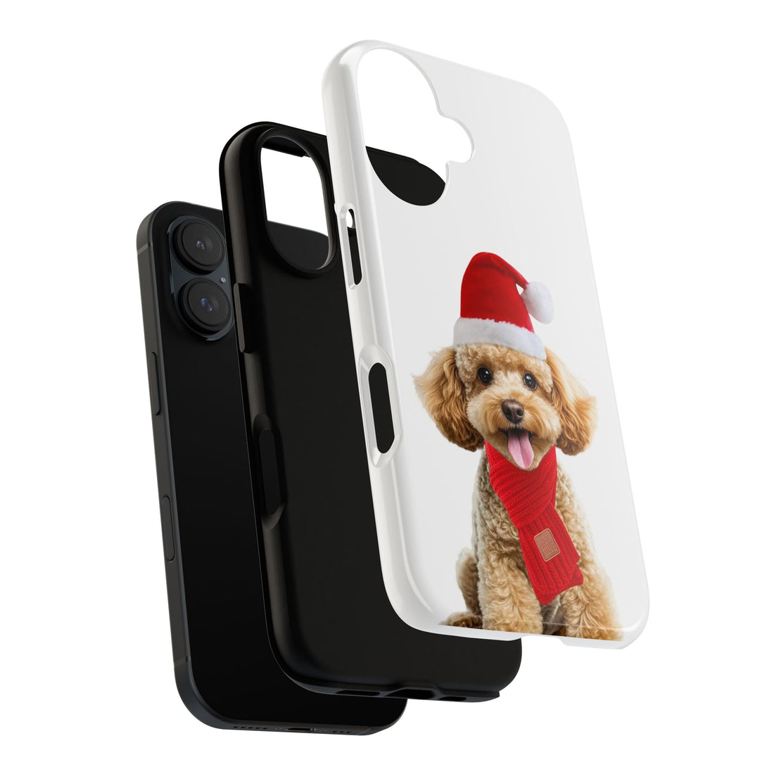 Festive Dog Phone Case – Holiday Gift for Pet Lovers
