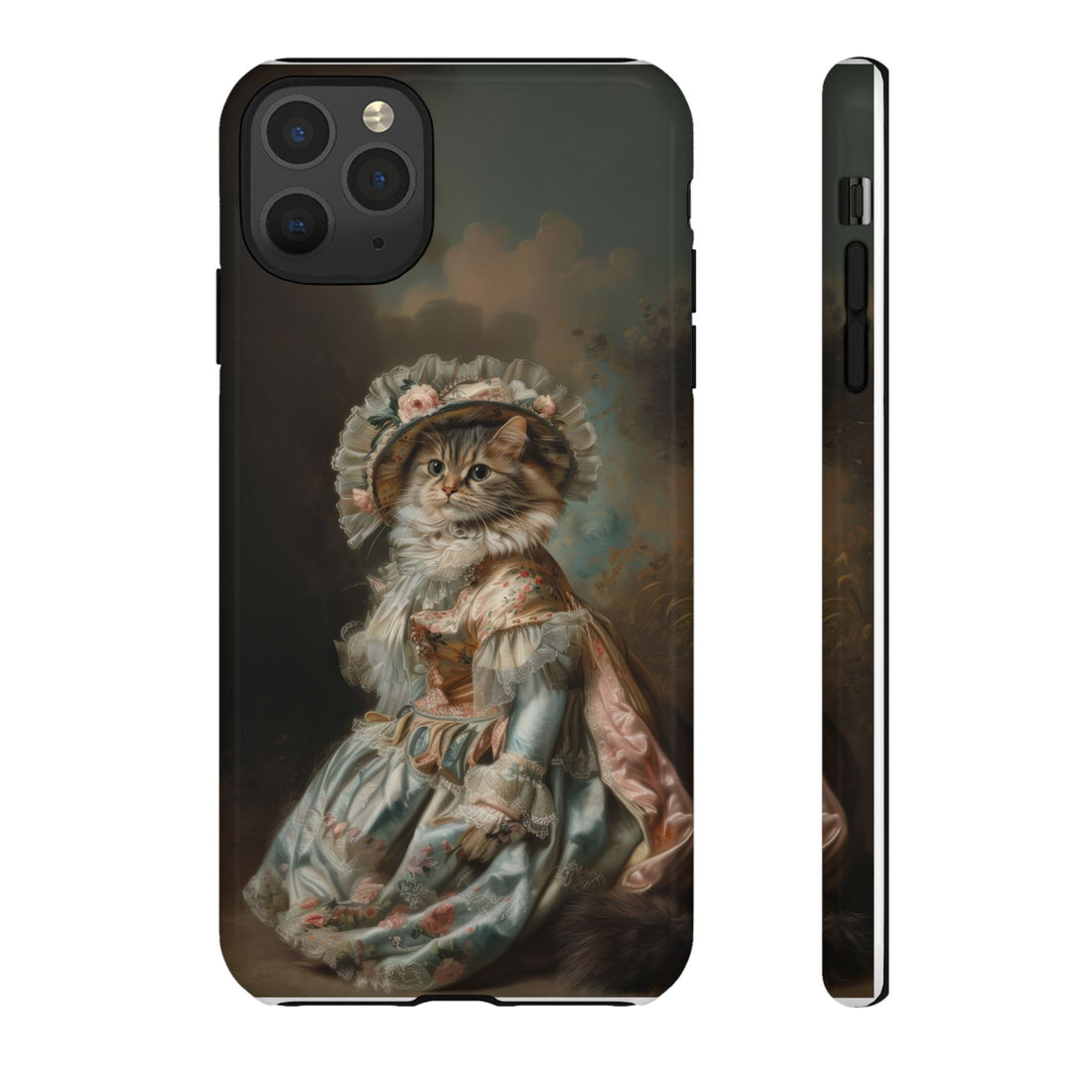 Charming Vintage Cat Phone Case – Unique Gift