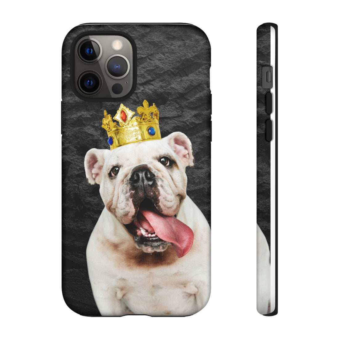 Crowned Dog Phone Case – Unique Pet Gift