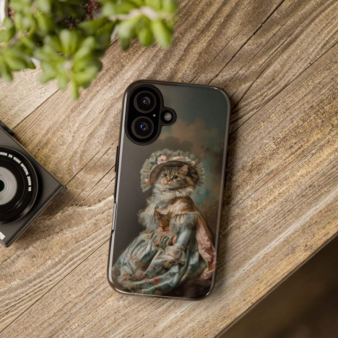 Charming Vintage Cat Phone Case – Unique Gift