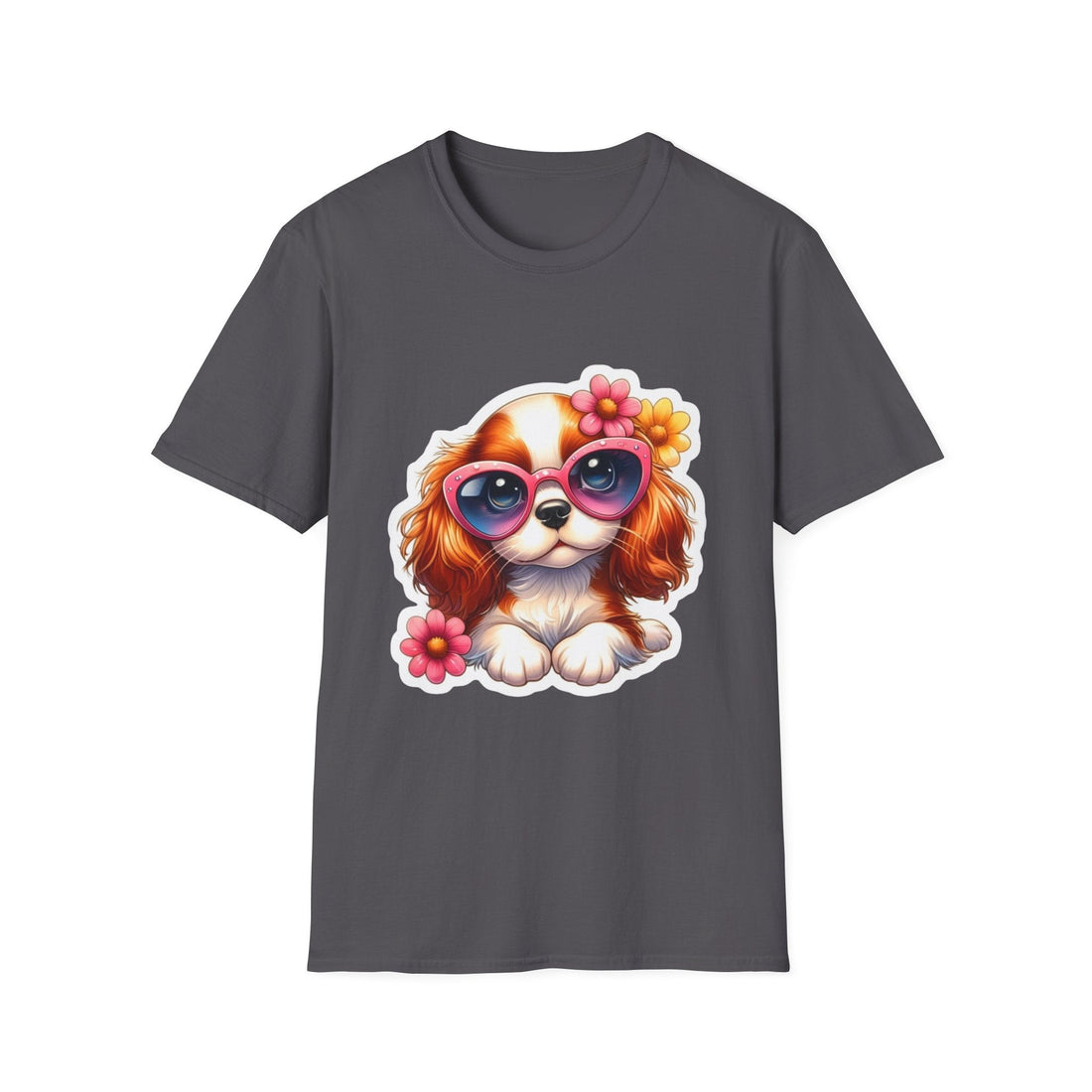 Cute Dog Glasses T-Shirt – Pet Lover Gift