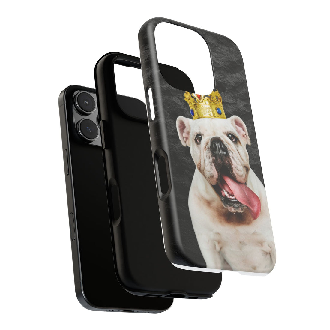 Crowned Dog Phone Case – Unique Pet Gift