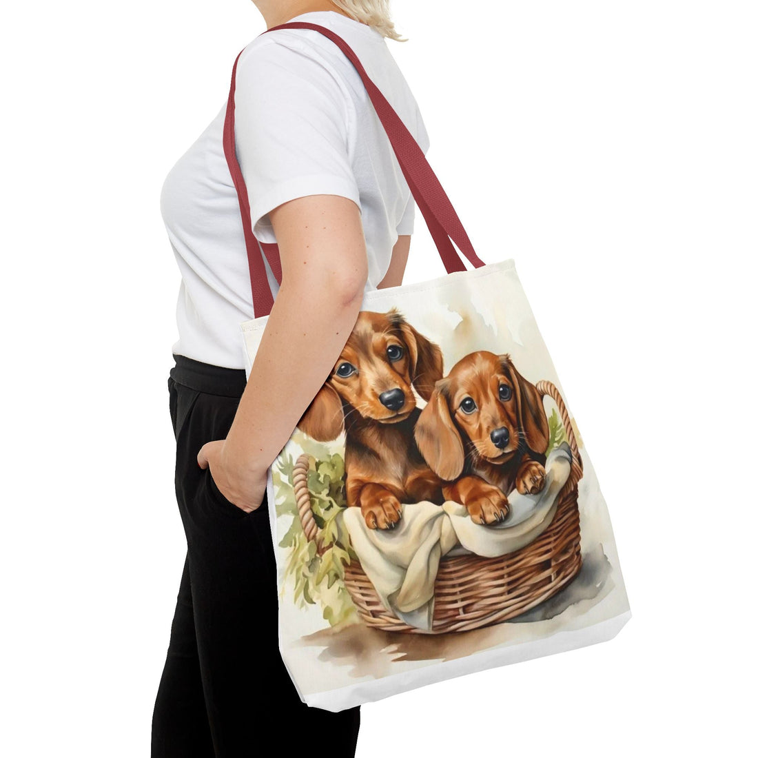 Dachshund Dog Portrait Tote – Pet Lover Gift