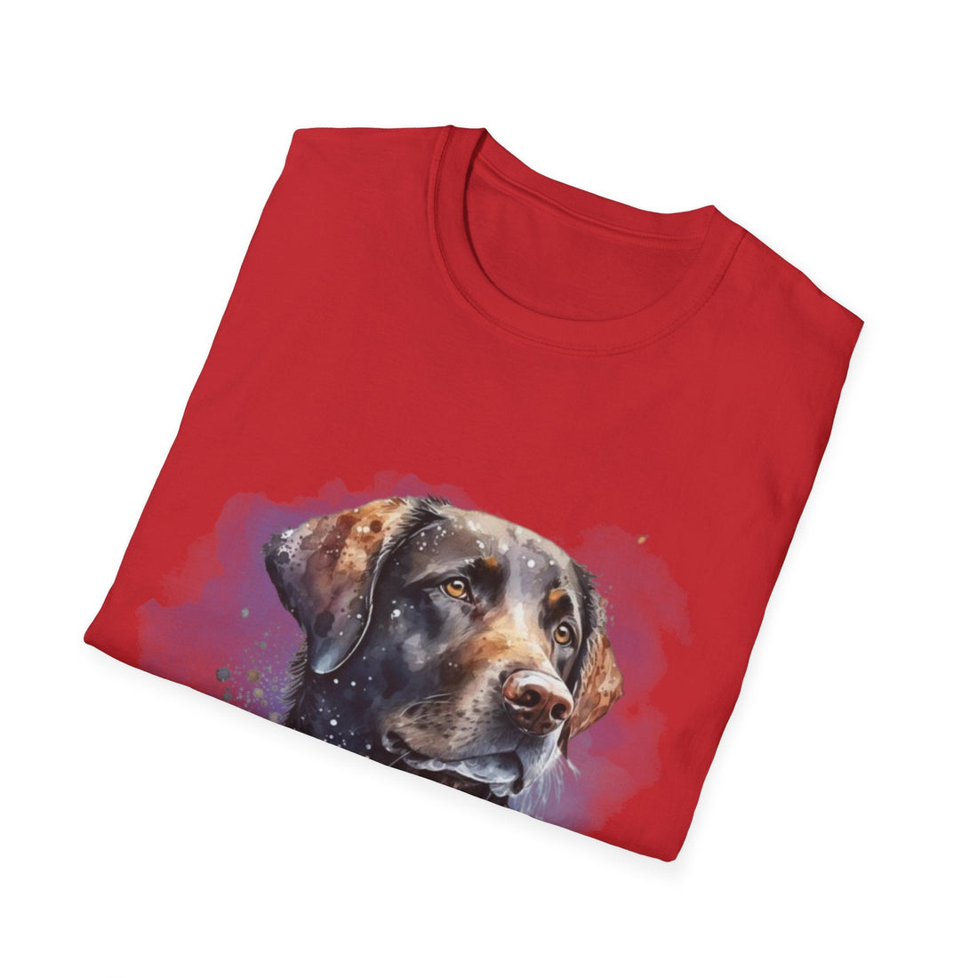 Watercolor Dog Art T-Shirt – Pet Lover Gift