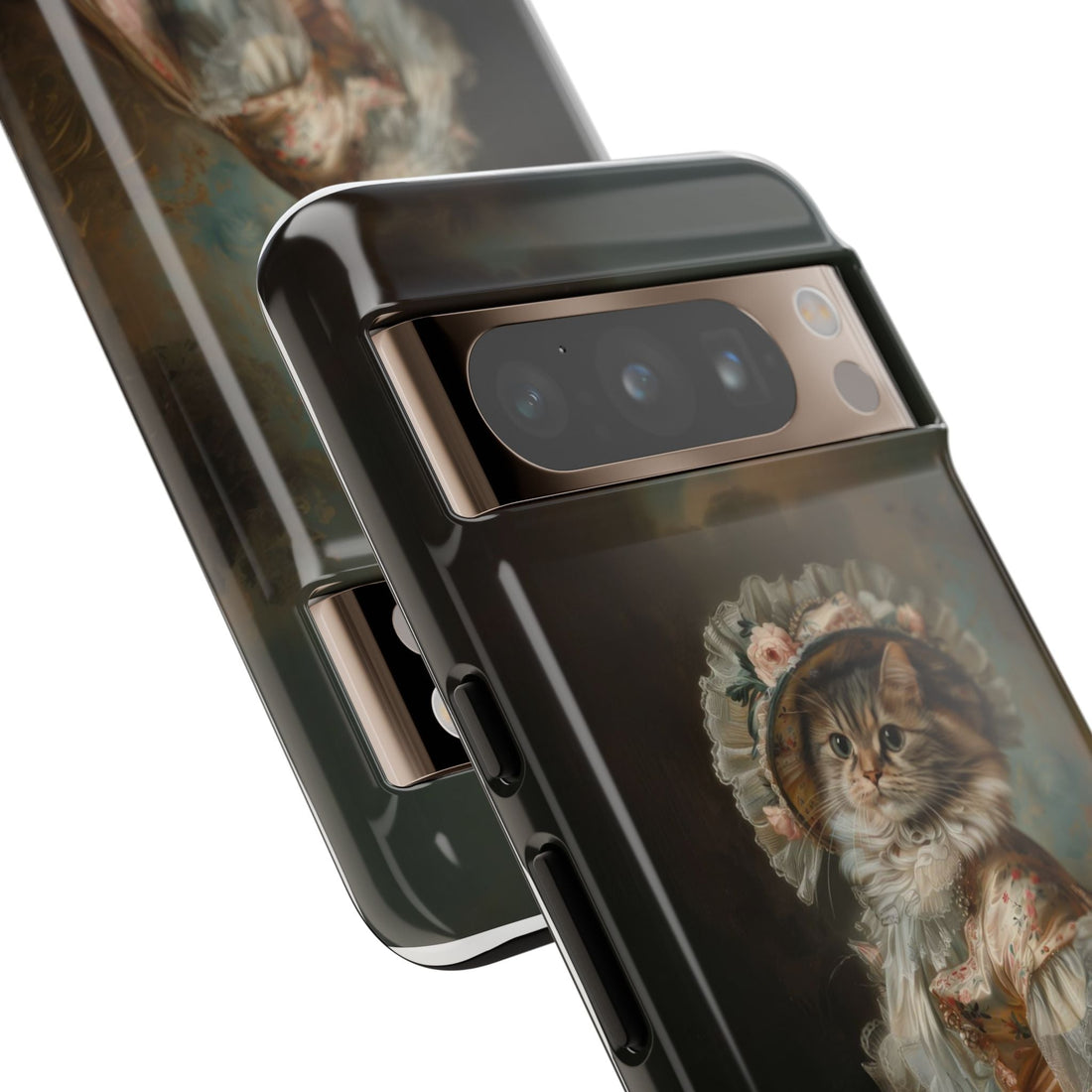 Charming Vintage Cat Phone Case – Unique Gift