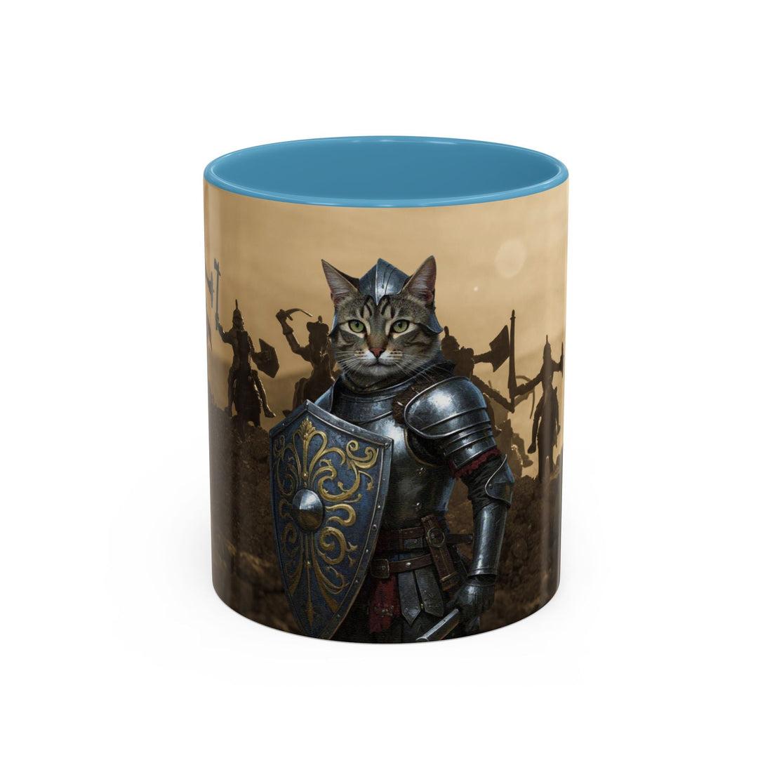 Knight Cat Coffee Mug – Unique Fantasy Gift