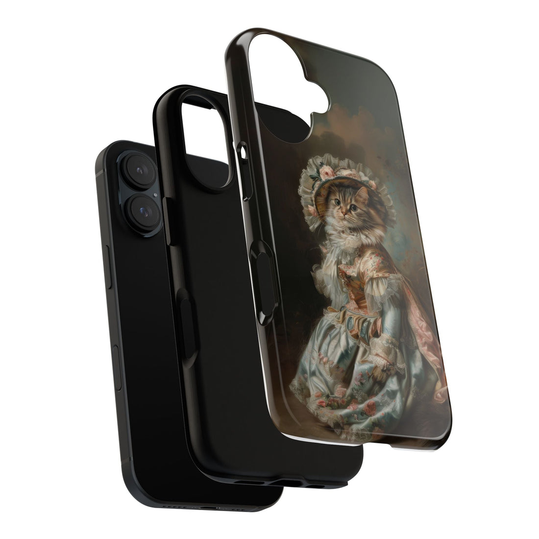 Charming Vintage Cat Phone Case – Unique Gift