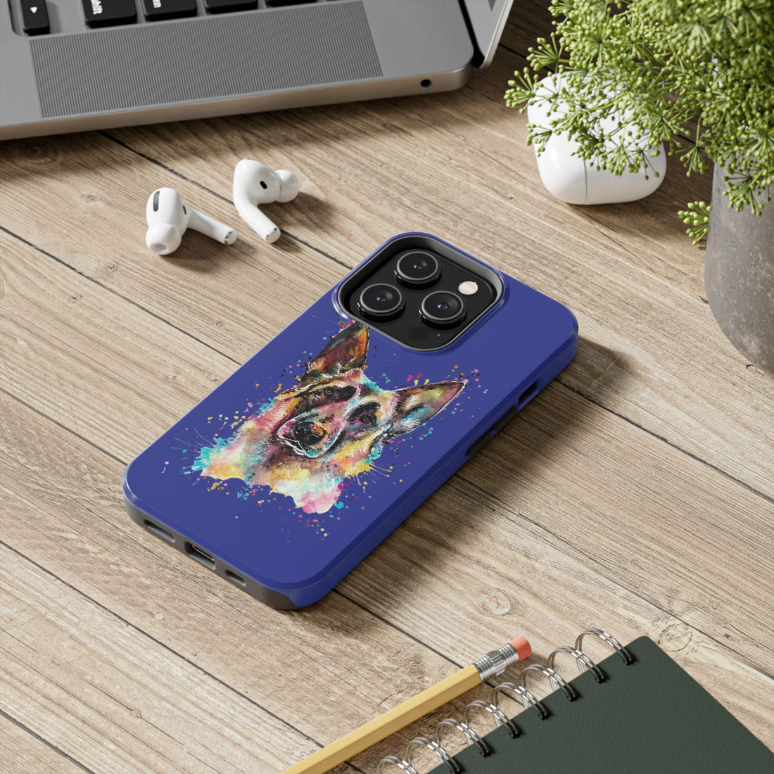 Vibrant Dog Art Tough Phone Case – Unique Gift