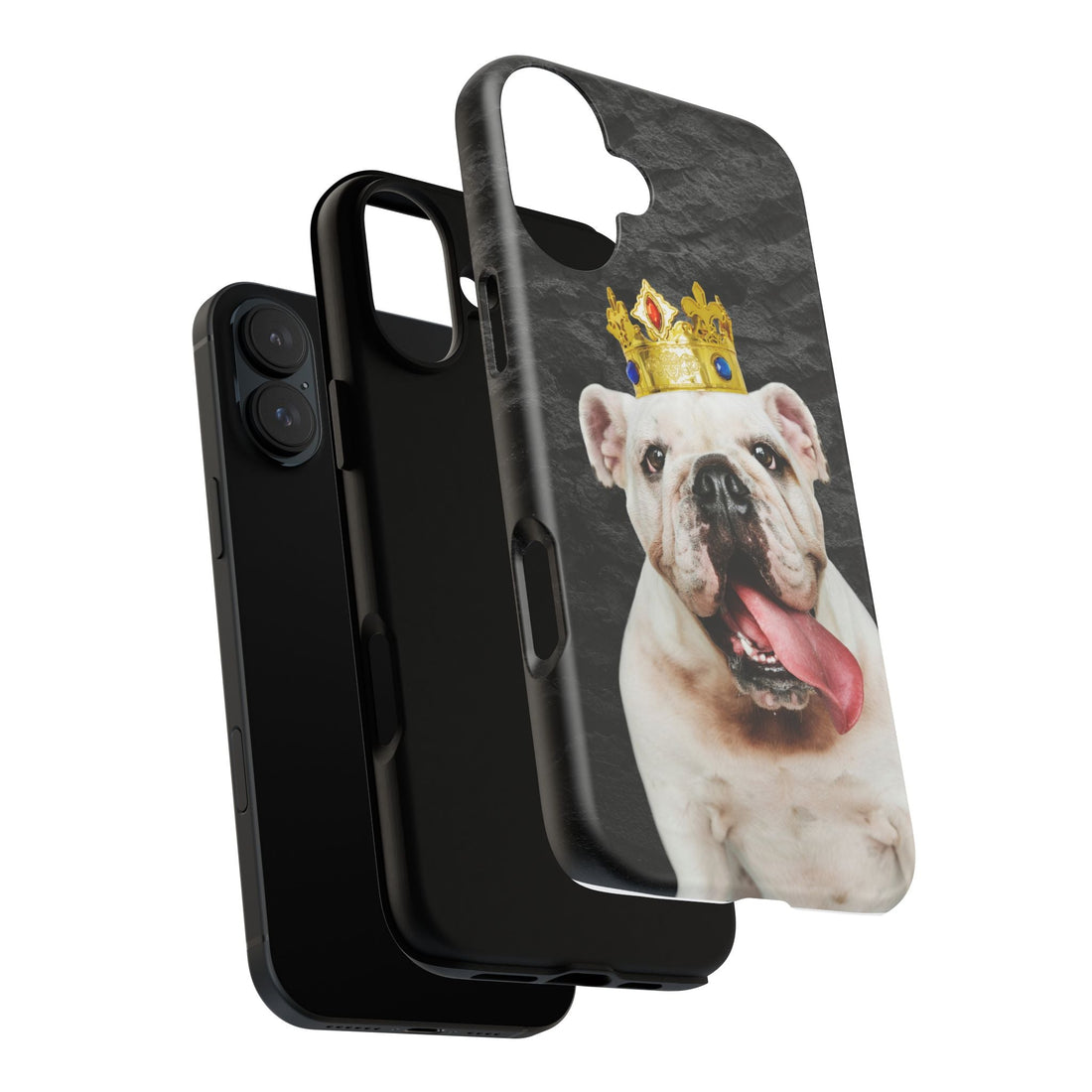 Crowned Dog Phone Case – Unique Pet Gift