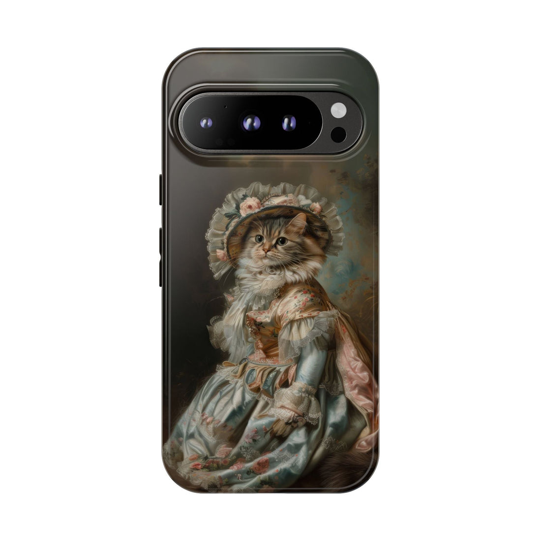 Charming Vintage Cat Phone Case – Unique Gift