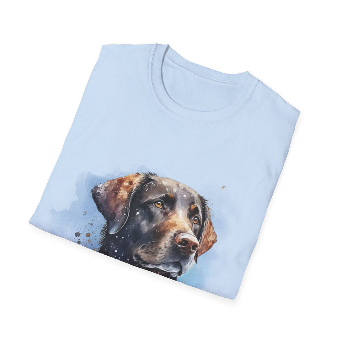 Watercolor Dog Art T-Shirt – Pet Lover Gift