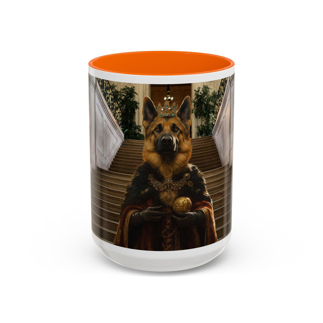 Regal German Shepherd Mug – Dog Lover Gift
