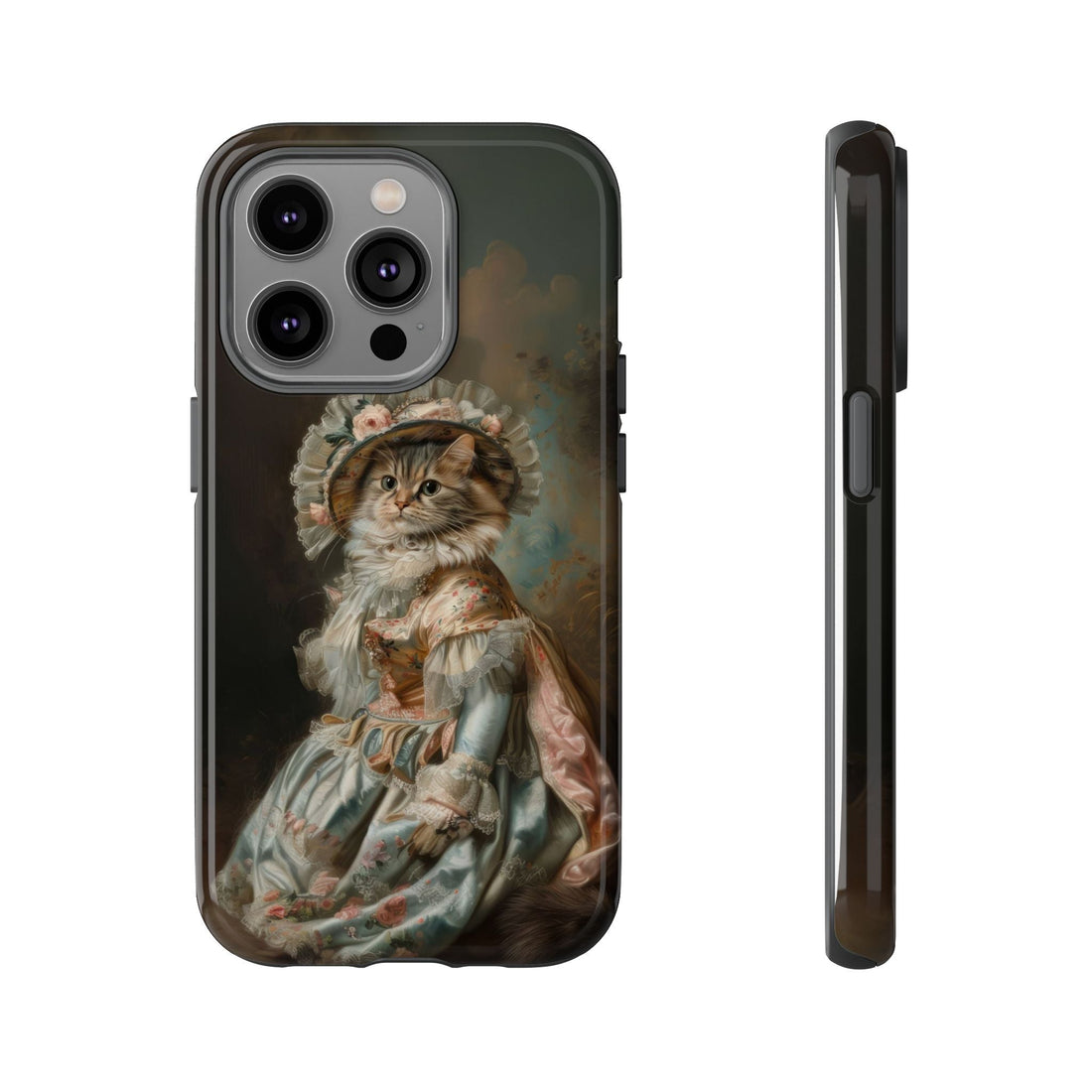 Charming Vintage Cat Phone Case – Unique Gift