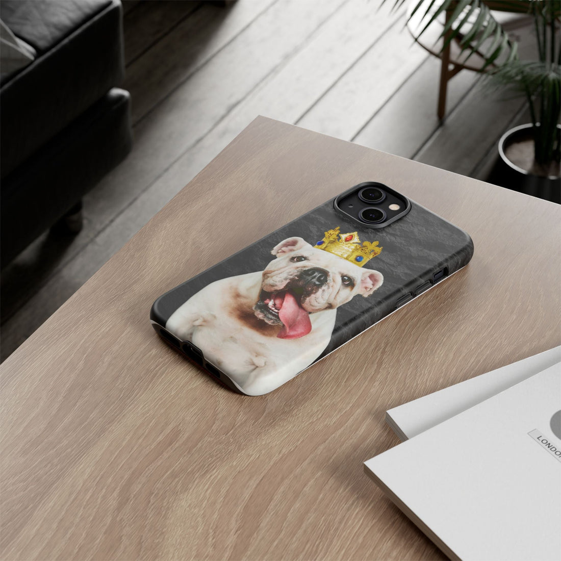Crowned Dog Phone Case – Unique Pet Gift