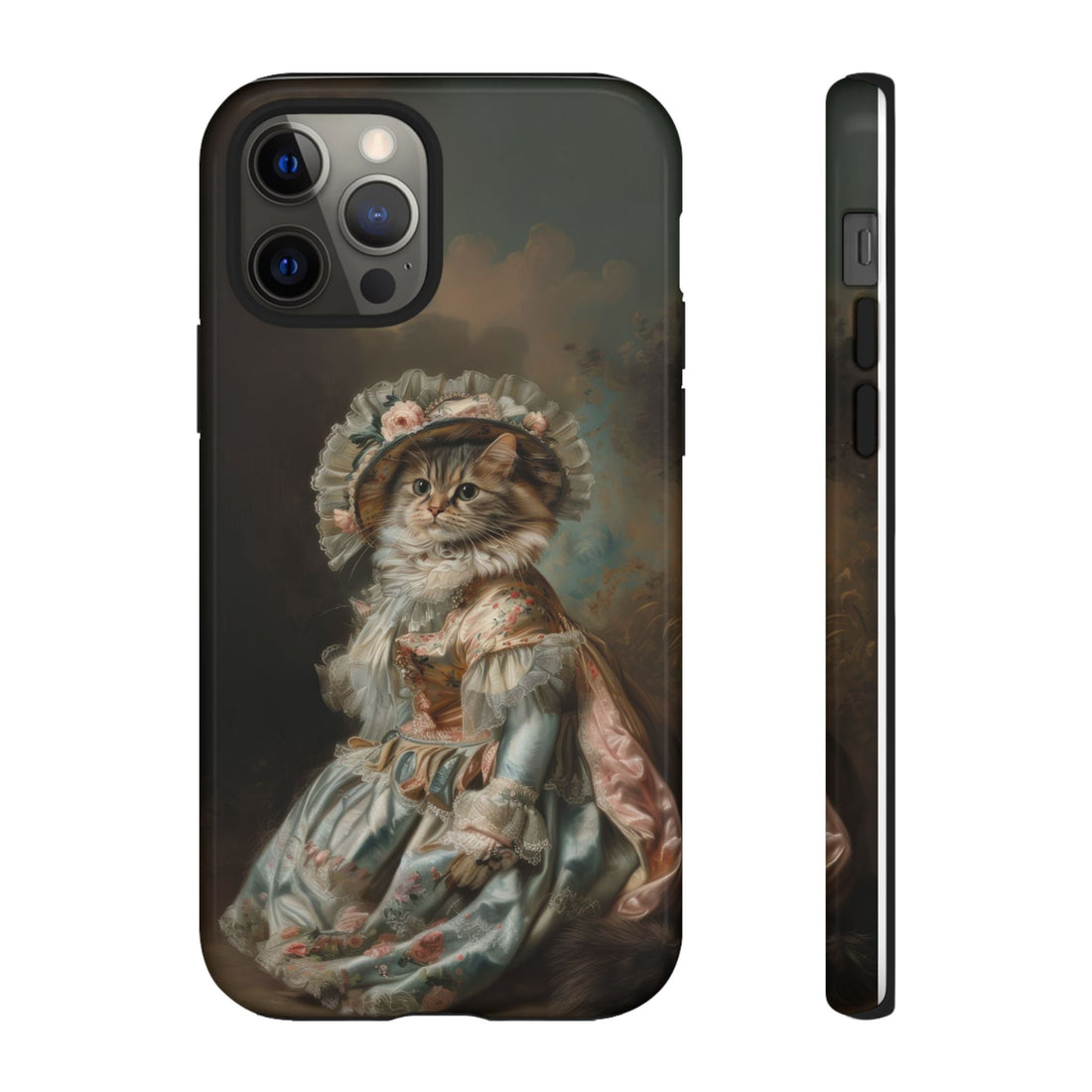 Charming Vintage Cat Phone Case – Unique Gift