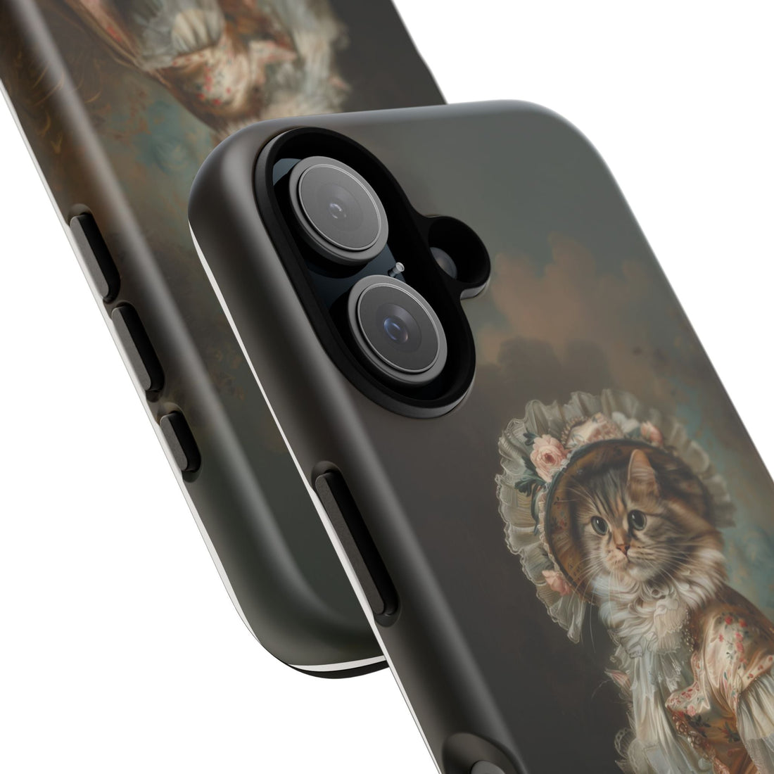 Charming Vintage Cat Phone Case – Unique Gift