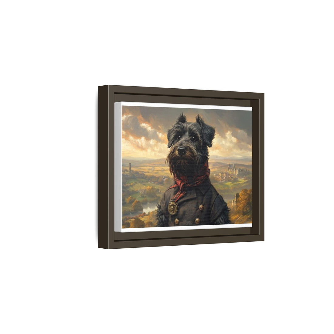 Framed Dog Portrait Canvas – Unique Wall Art