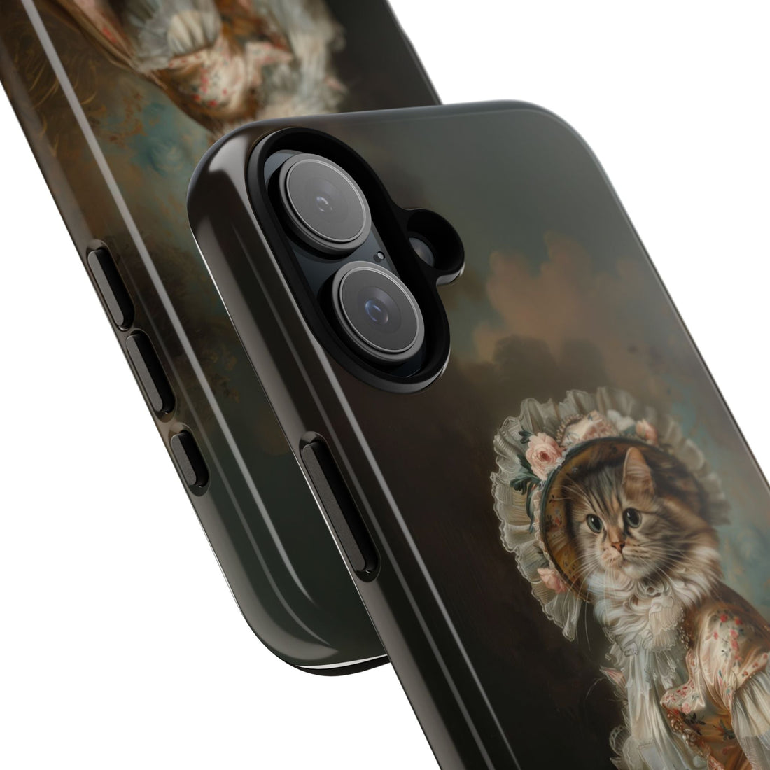 Charming Vintage Cat Phone Case – Unique Gift