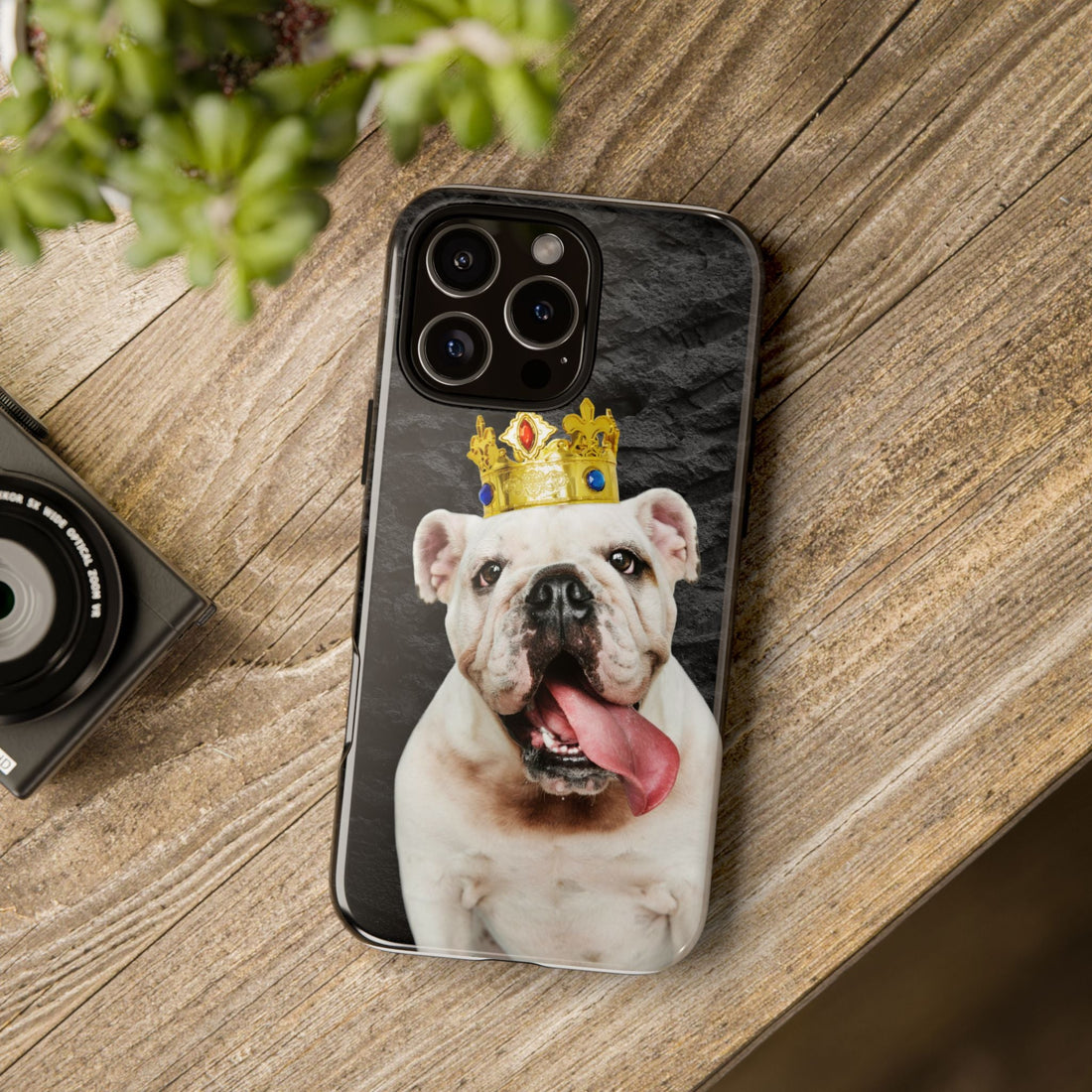 Crowned Dog Phone Case – Unique Pet Gift