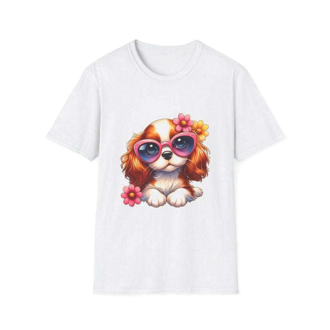 Cute Dog Glasses T-Shirt – Pet Lover Gift