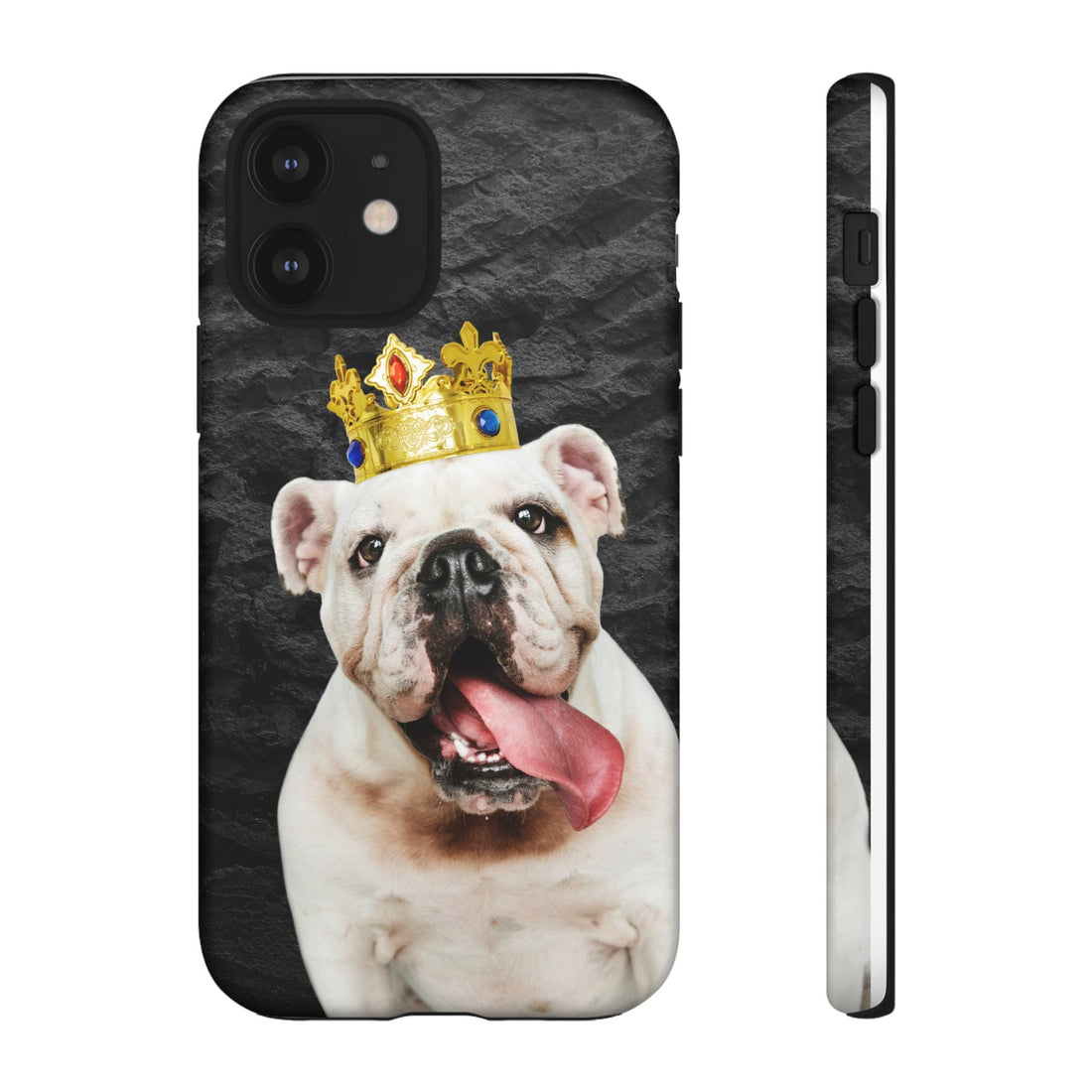Crowned Dog Phone Case – Unique Pet Gift