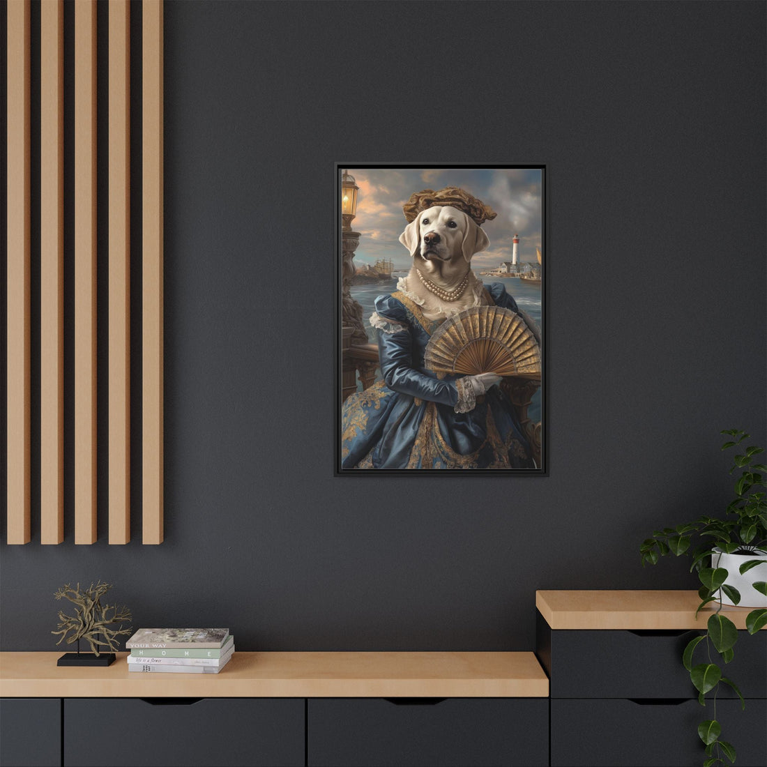 Whimsical Dog Portrait Canvas – Unique Pet Art