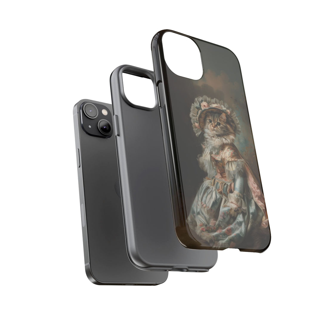 Charming Vintage Cat Phone Case – Unique Gift
