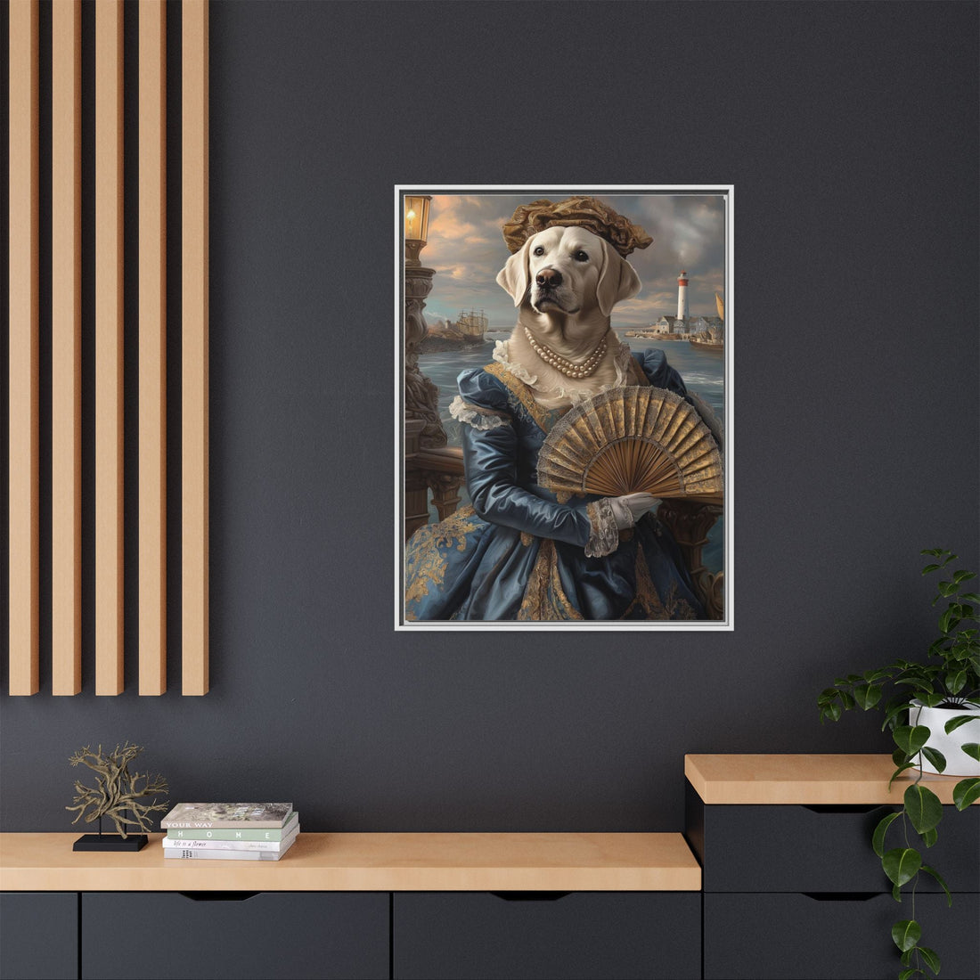Whimsical Dog Portrait Canvas – Unique Pet Art