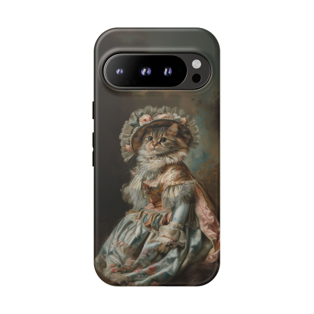 Charming Vintage Cat Phone Case – Unique Gift