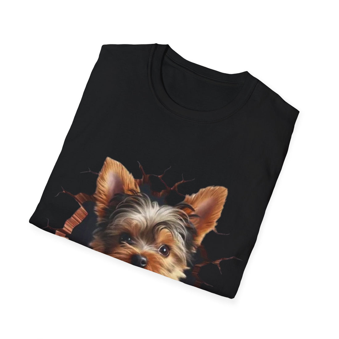 Cute Yorkie 3D Graphic Tee – Pet Gift