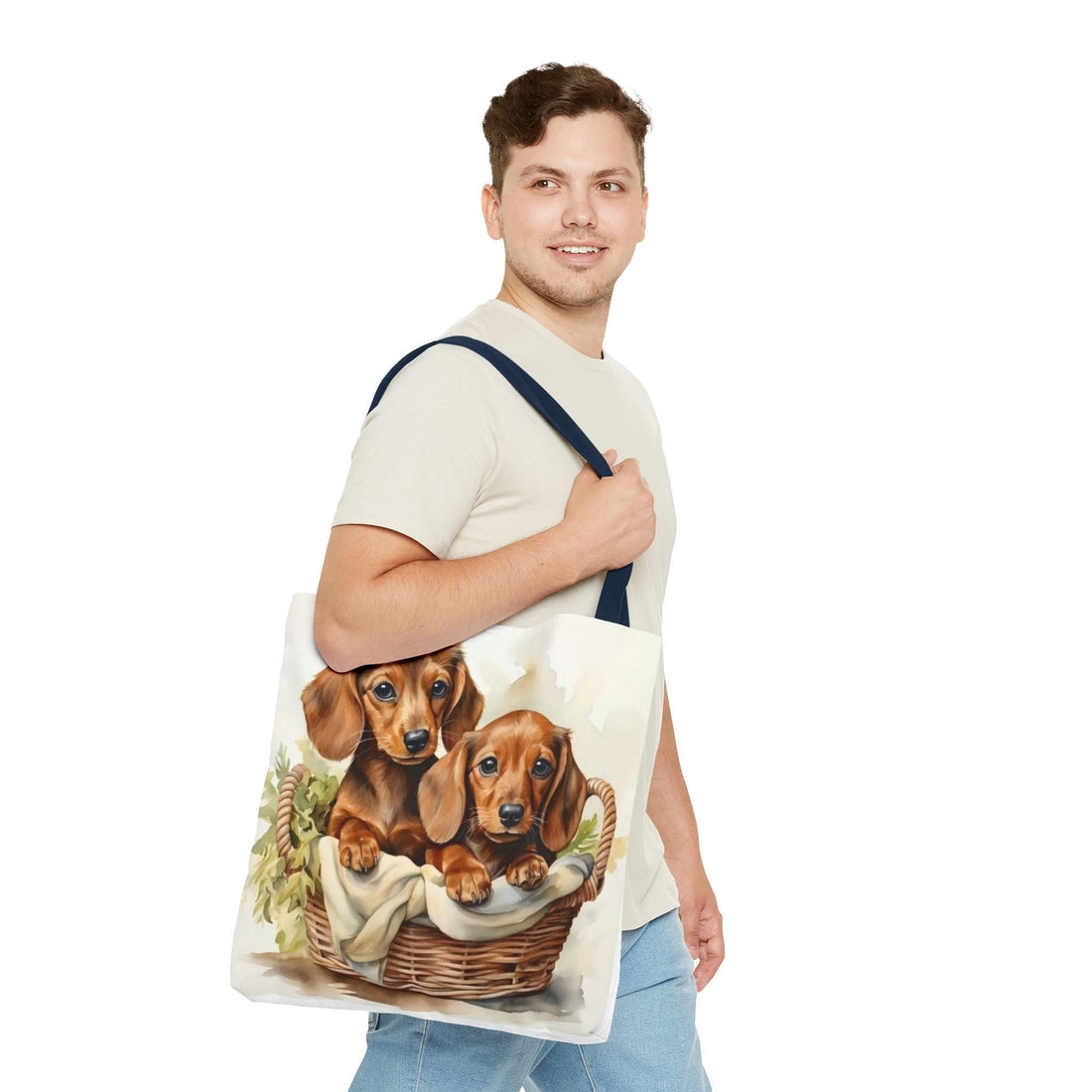 Dachshund Dog Portrait Tote – Pet Lover Gift