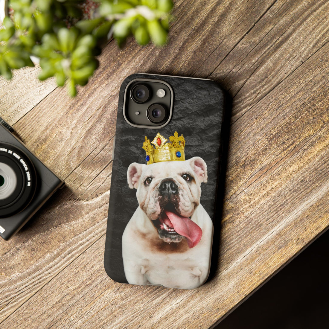 Crowned Dog Phone Case – Unique Pet Gift