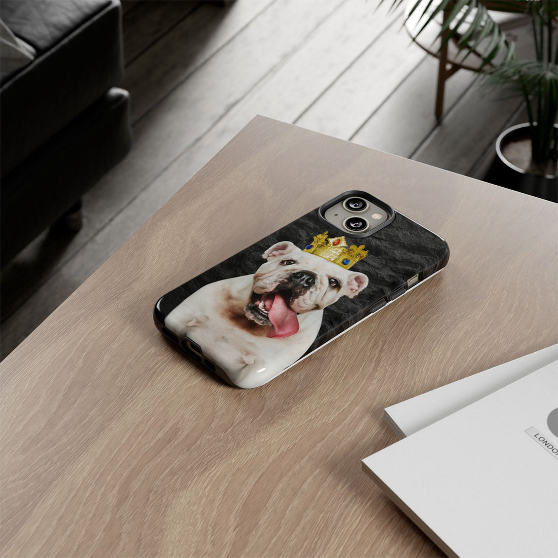Crowned Dog Phone Case – Unique Pet Gift