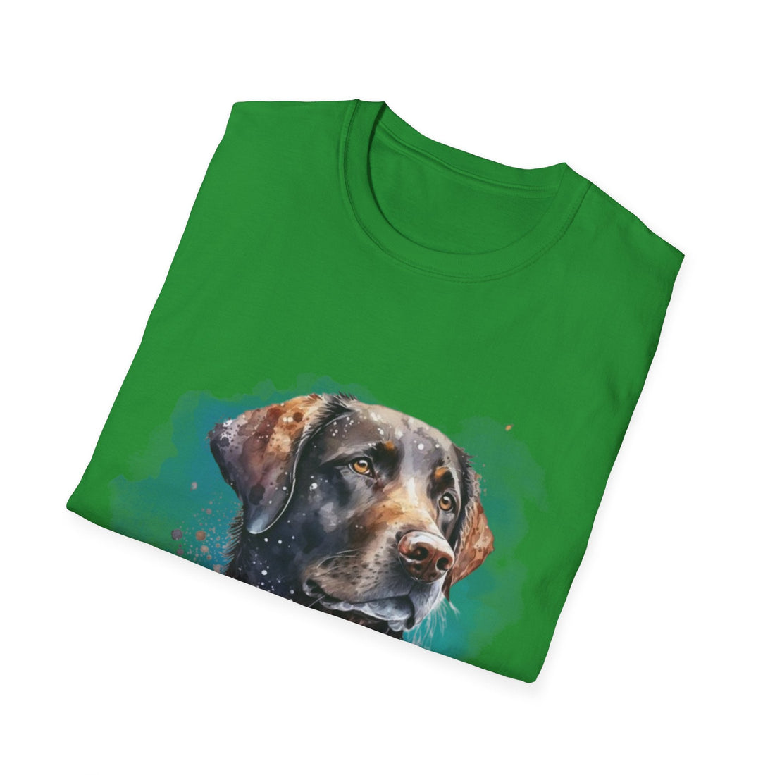 Watercolor Dog Art T-Shirt – Pet Lover Gift