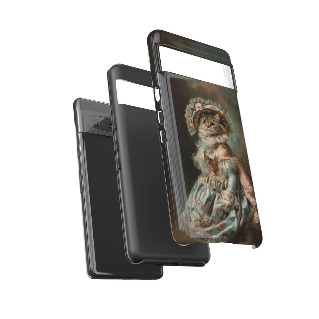 Charming Vintage Cat Phone Case – Unique Gift