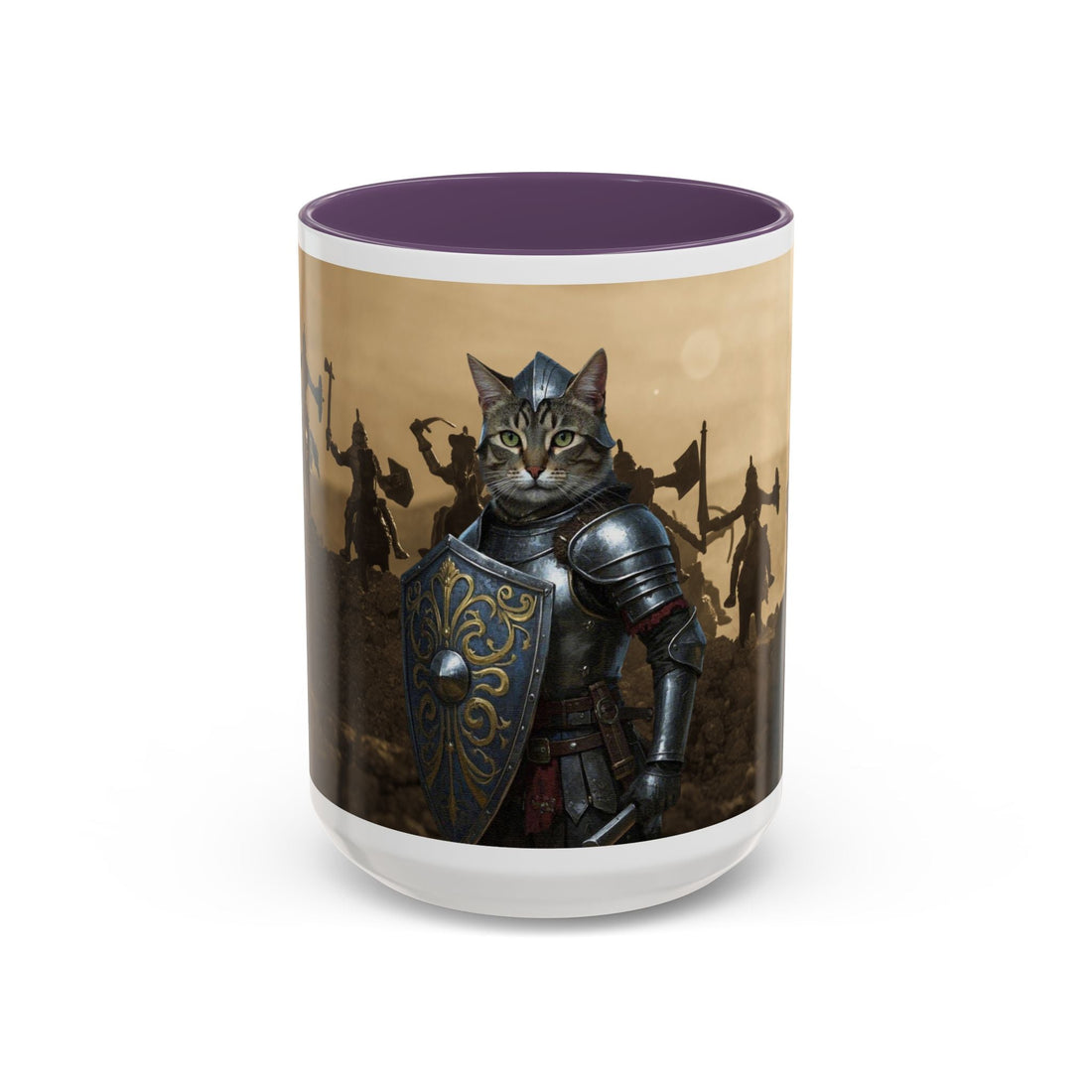 Knight Cat Coffee Mug – Unique Fantasy Gift