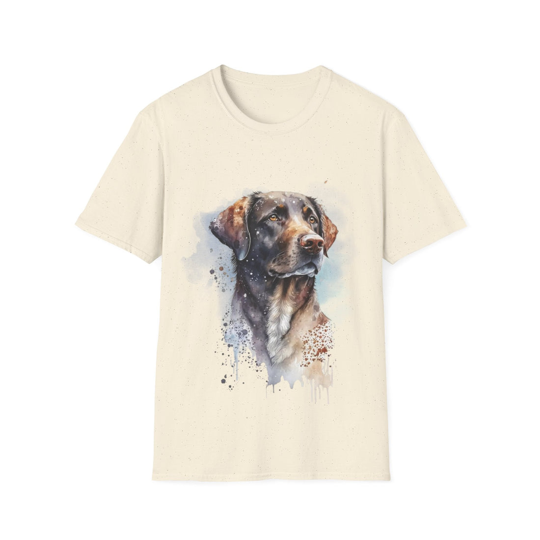 Watercolor Dog Art T-Shirt – Pet Lover Gift