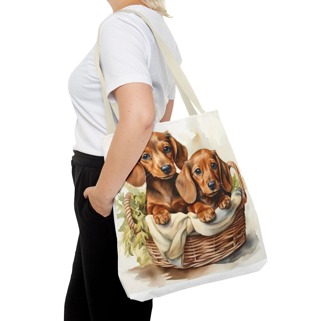Dachshund Dog Portrait Tote – Pet Lover Gift