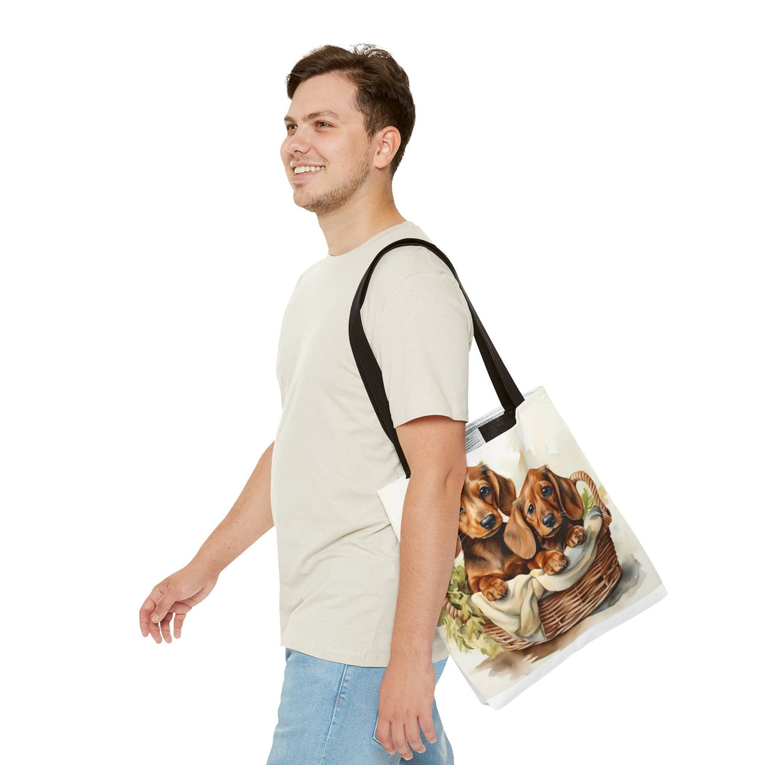 Dachshund Dog Portrait Tote – Pet Lover Gift