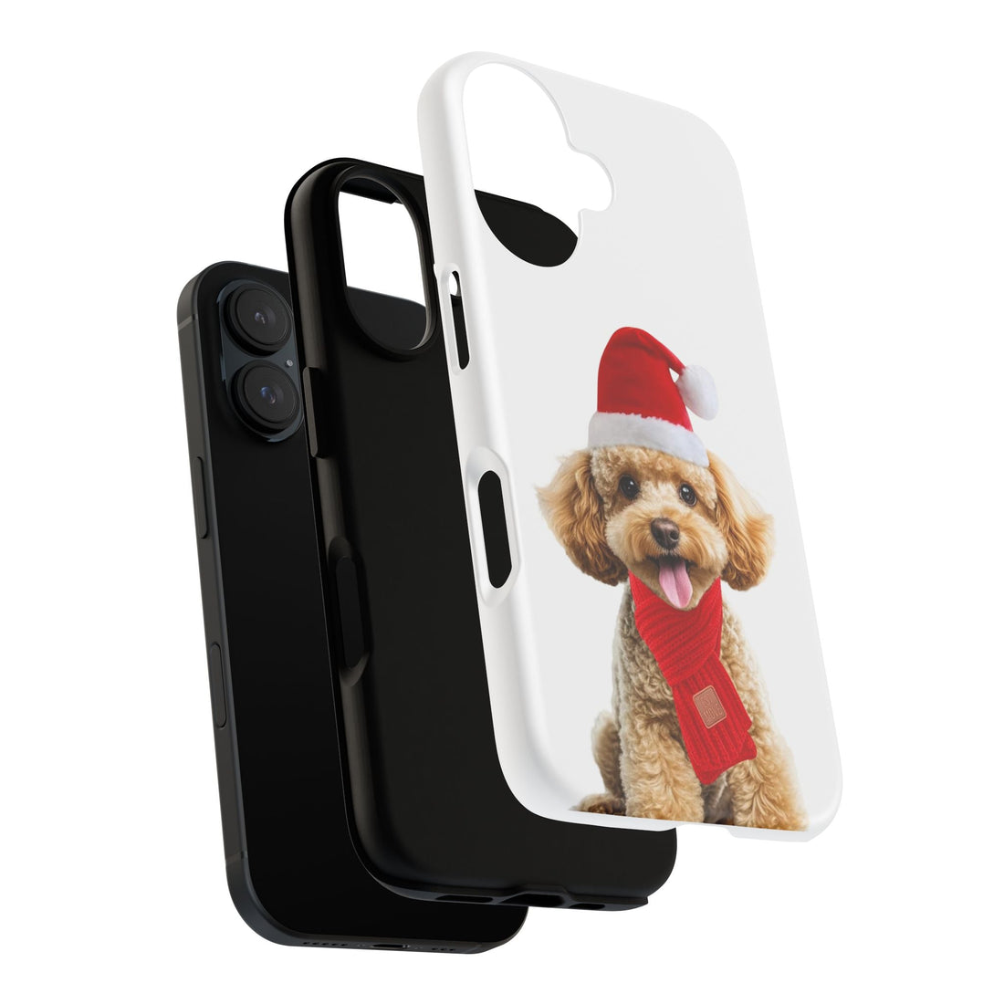 Festive Dog Phone Case – Holiday Gift for Pet Lovers
