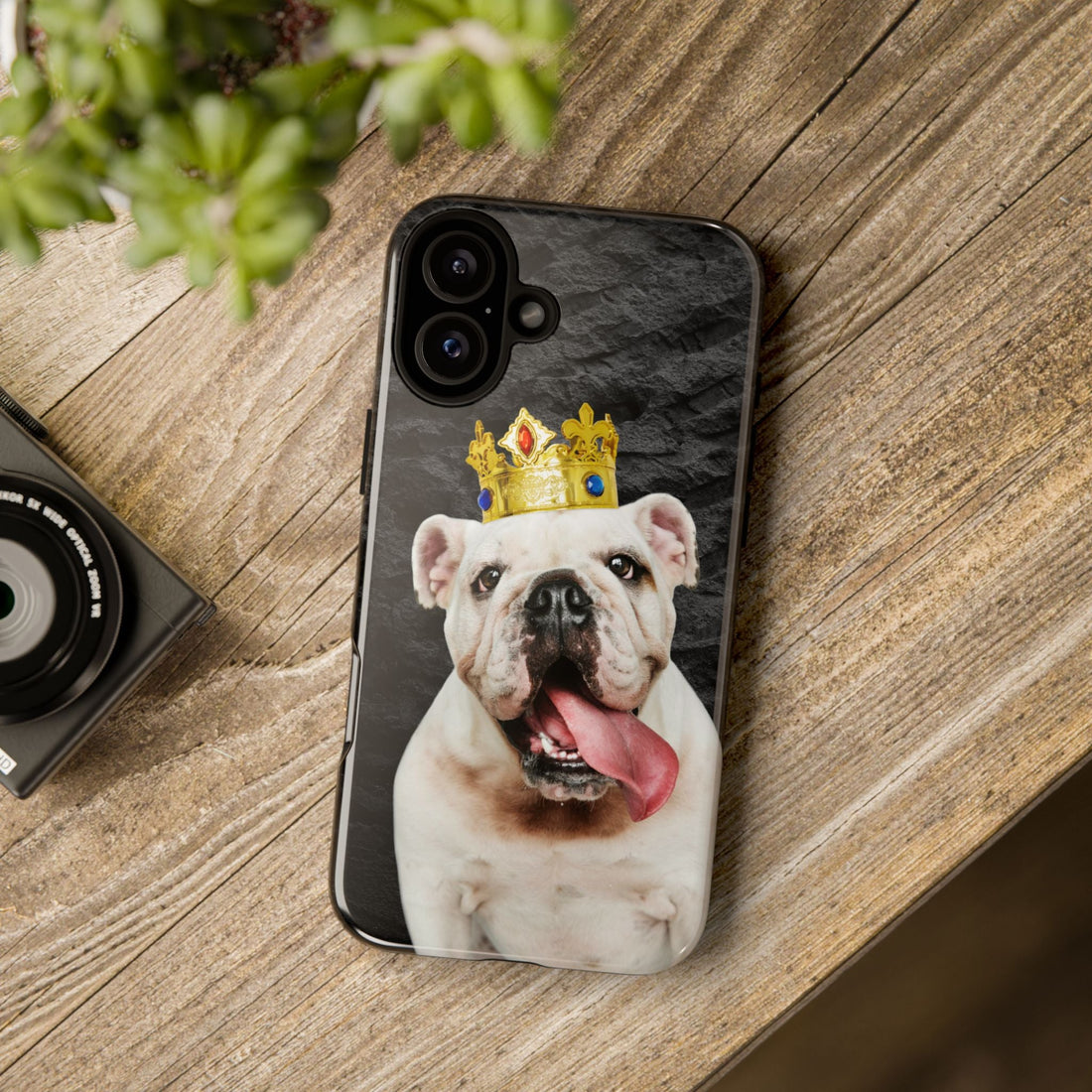 Crowned Dog Phone Case – Unique Pet Gift