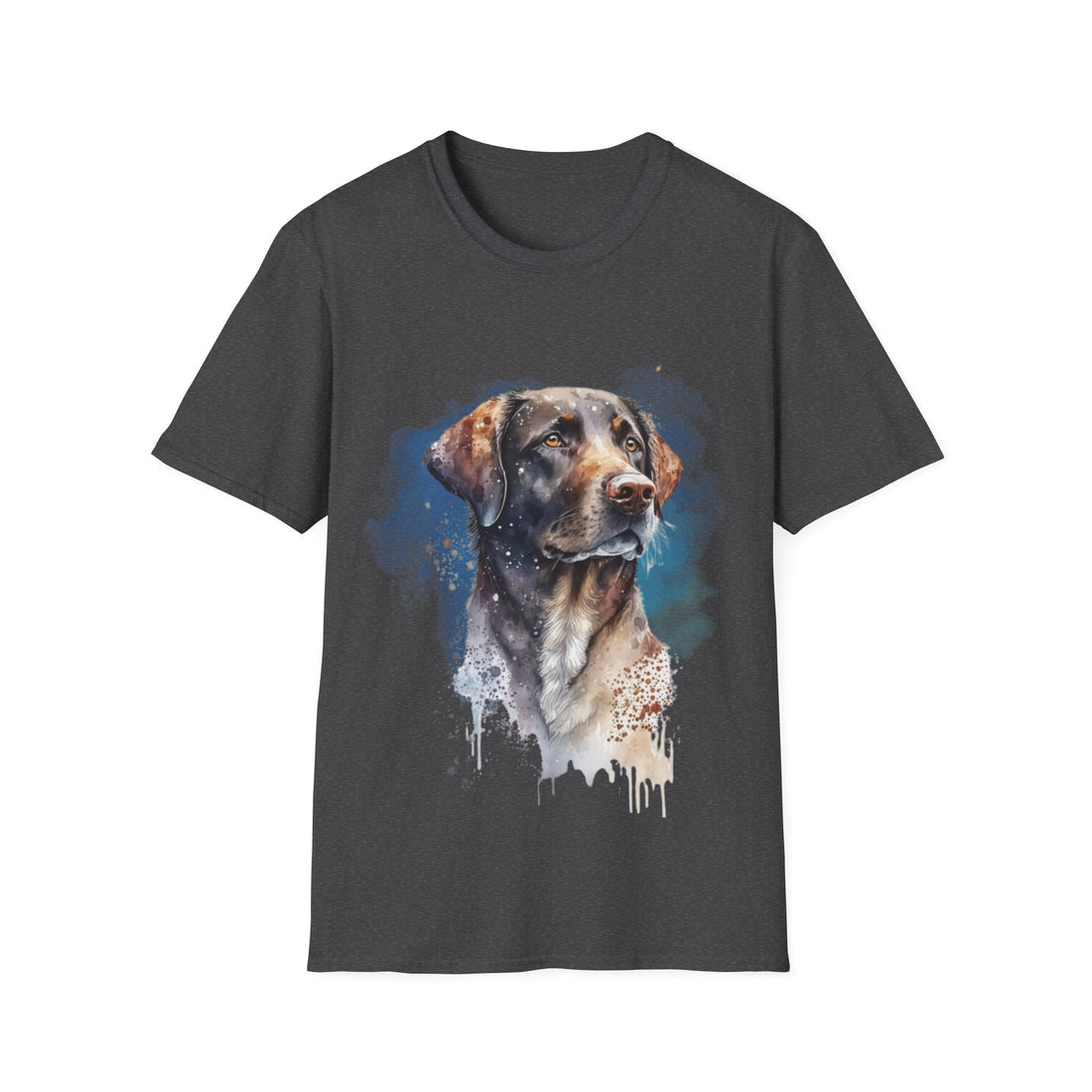 Watercolor Dog Art T-Shirt – Pet Lover Gift
