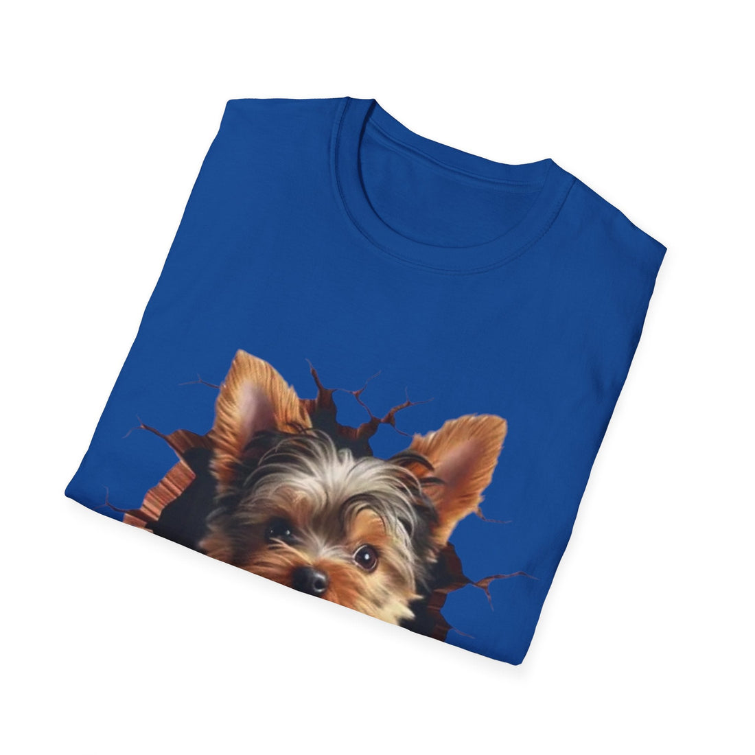 Cute Yorkie 3D Graphic Tee – Pet Gift