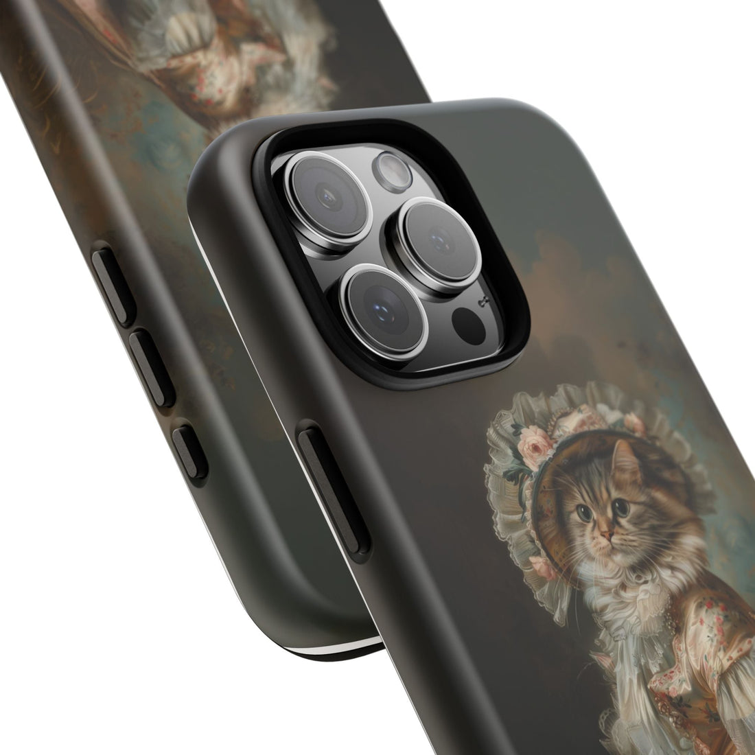 Charming Vintage Cat Phone Case – Unique Gift
