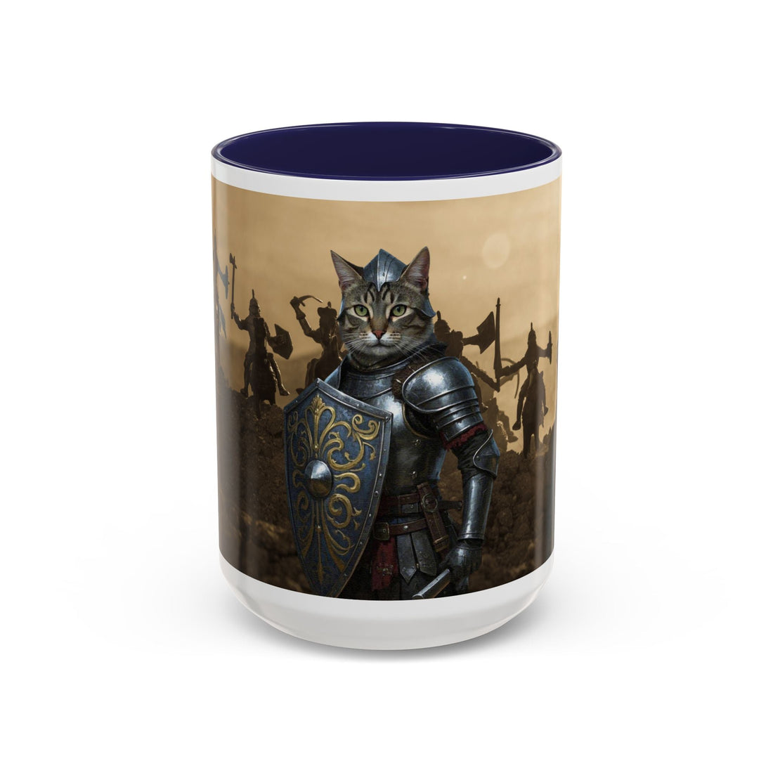 Knight Cat Coffee Mug – Unique Fantasy Gift