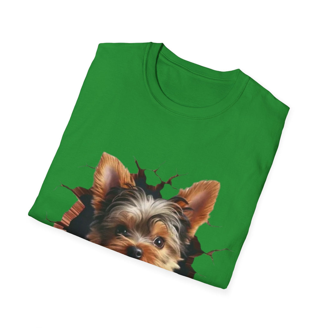 Cute Yorkie 3D Graphic Tee – Pet Gift