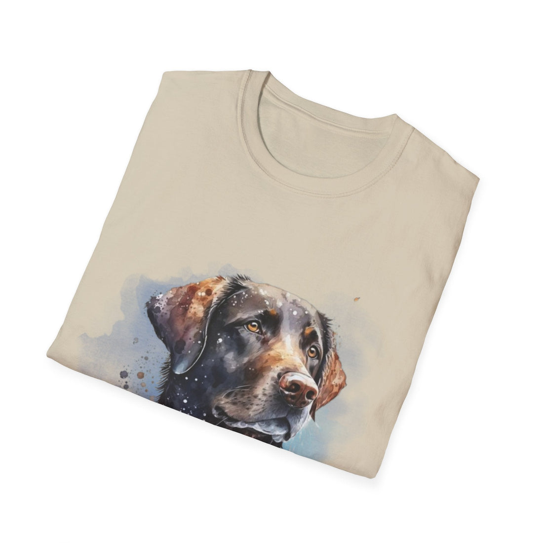 Watercolor Dog Art T-Shirt – Pet Lover Gift