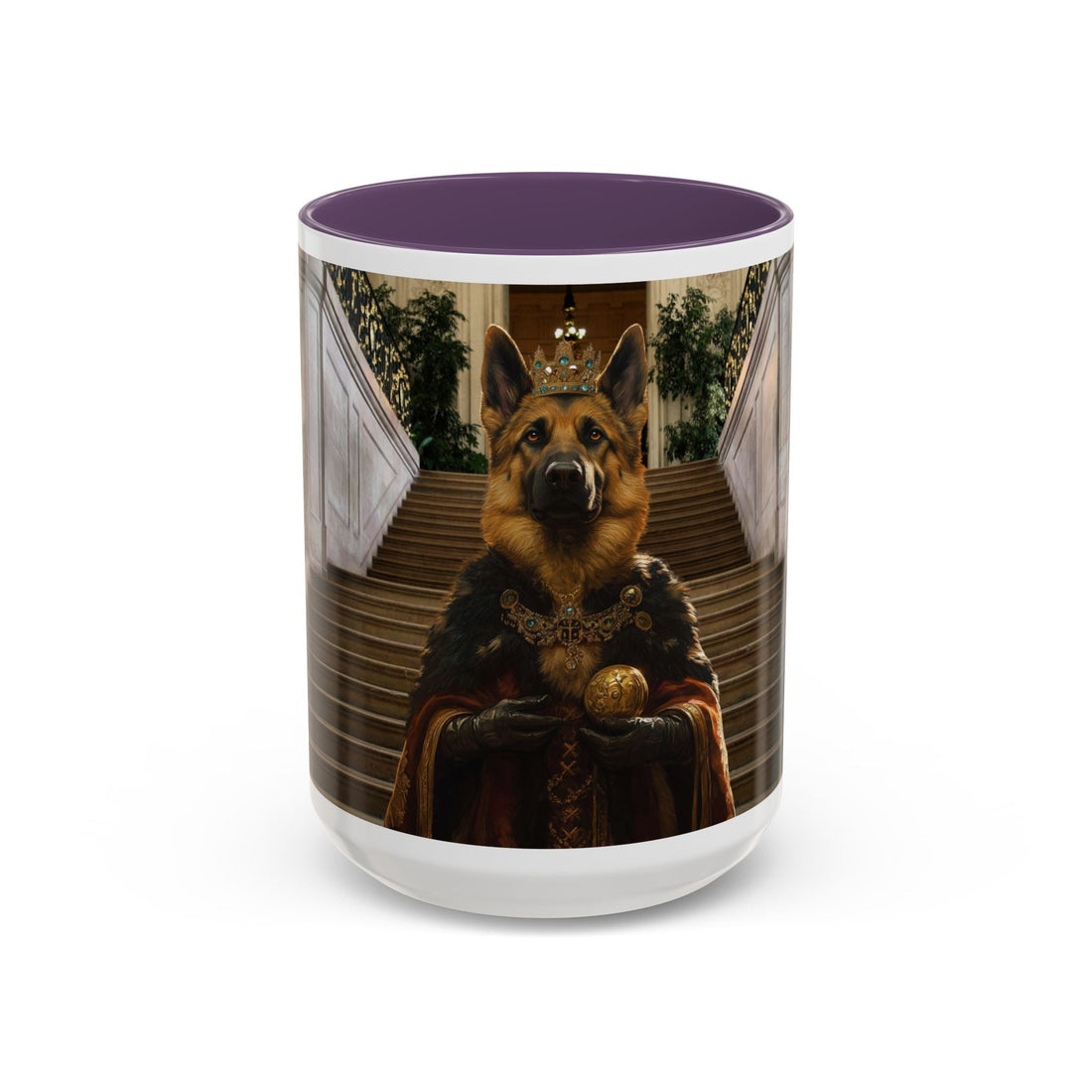 Regal German Shepherd Mug – Dog Lover Gift
