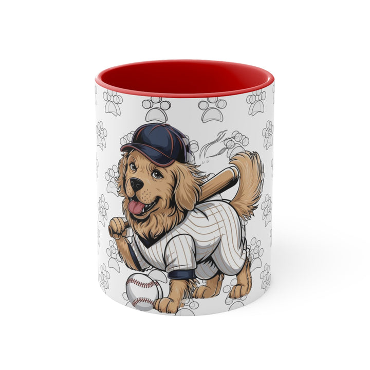 Playful Dog Accent Mug – Cute Pet Gift