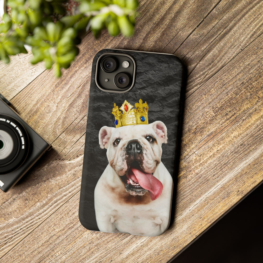 Crowned Dog Phone Case – Unique Pet Gift